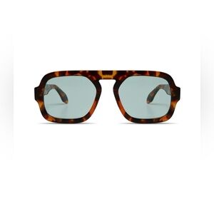 Elisa Johnson Jane Sunglasses in Brown Tortoise, NWT